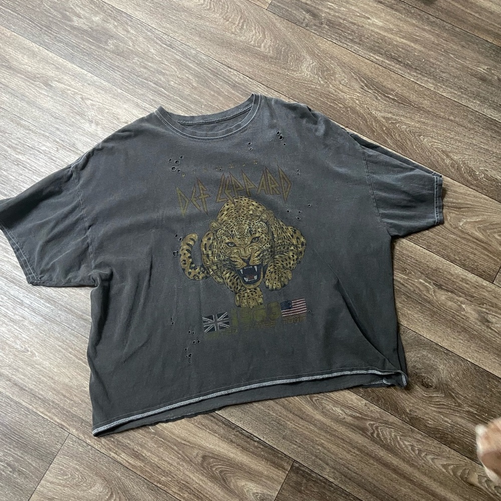 Urban Outfitters Oversized Def Leppard Tee L/XL